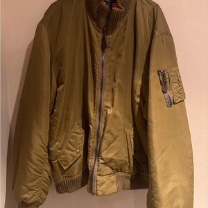 Polo Ralph Lauren Men's Olive Bomber Jacket Vintage